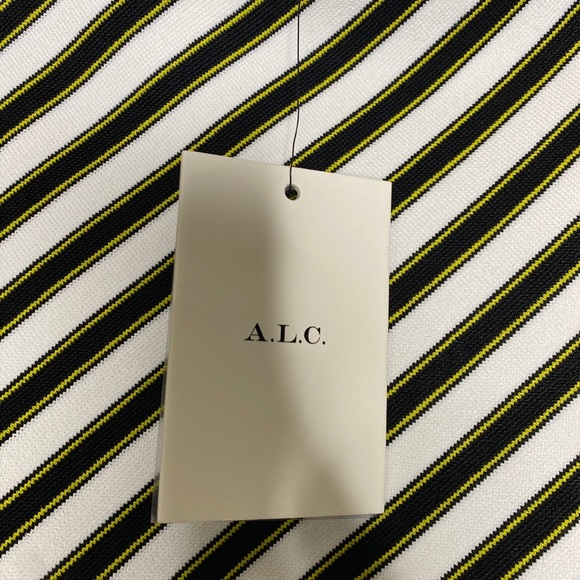 A.L.C. Dale Open Back Striped Knit Top Womens Size - Picture 11 of 12